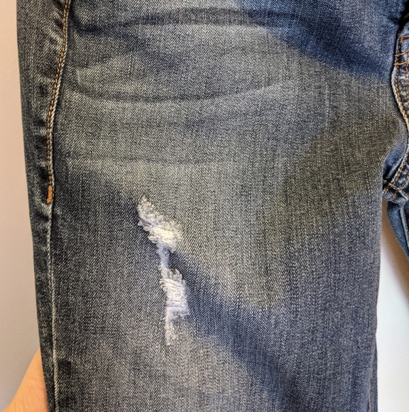 Level 99 Morgan Slouchy Straight Medium Blue Button Fly Denim - Picture 4 of 11